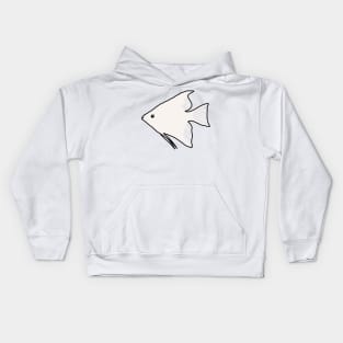 Platinum Angelfish Kids Hoodie